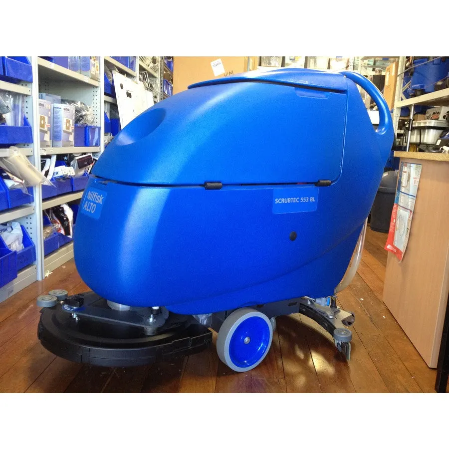 Nilfisk-ALTO 553E Electric Powered Auto Floor Scrubber-Drier Information Page Only