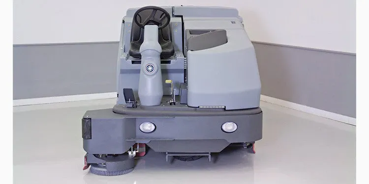 Nilfisk SC8000 Diesel Rider Scrubber-Drier With Cylindrical Brush Scrubbing Deck