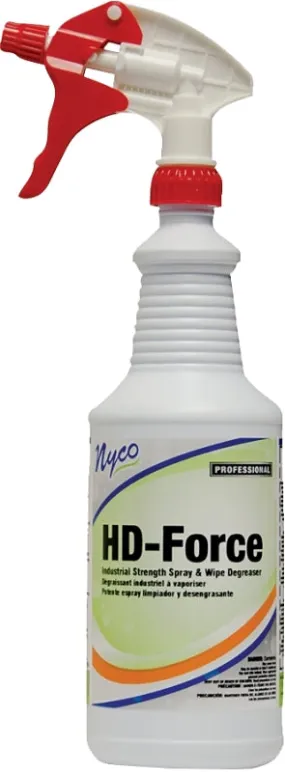 nyco HD-Force NL287-Q12S Degreaser, 12 qt, Liquid, Citrus, Red :EA: QUANTITY: 12