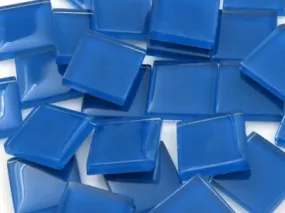 Ocean Blue Crystal Glass Tiles 2cm