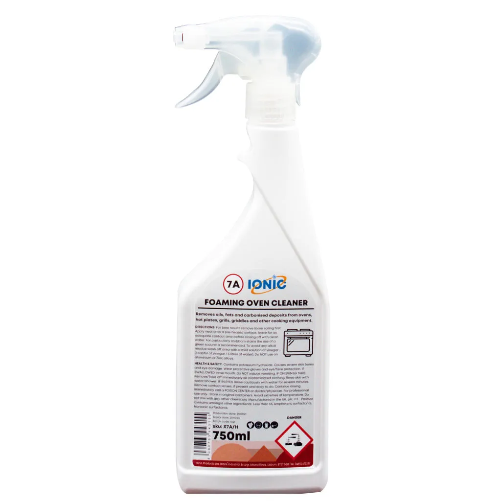 Oven Cleaner Per 6x750ml - Highly Caustic Viscous Oven Cleaner 7A