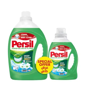 Persil Power Gel White Flower Laundry Detergent 2.9L 1L
