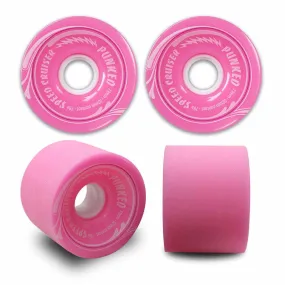 Punked Speed Cruiser in Solid Pink 71mm/78A Longboard Wheels