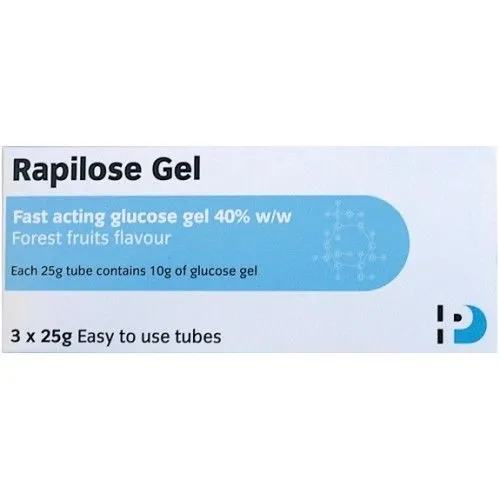 Rapilose Fast-acting Glucose Gel 3x25g