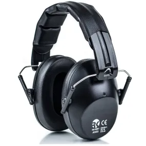 RK Shooting Hearing Protection Folding-Padded Ear Muff - Black