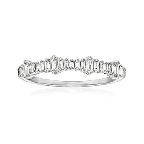 Ross-Simons 0.20 ct. t.w. Baguette Diamond Ring in 14kt Gold
