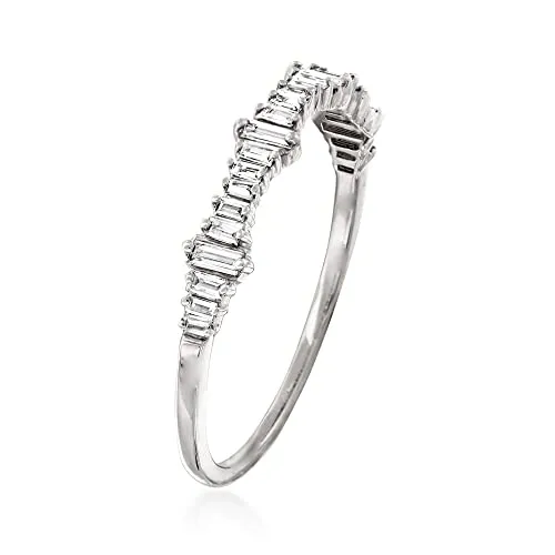 Ross-Simons 0.20 ct. t.w. Baguette Diamond Ring in 14kt Gold