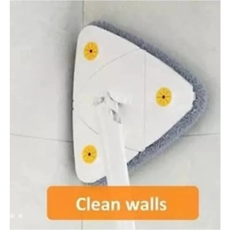 Rotating Triangular Cleaning Mop F70-93-6 White