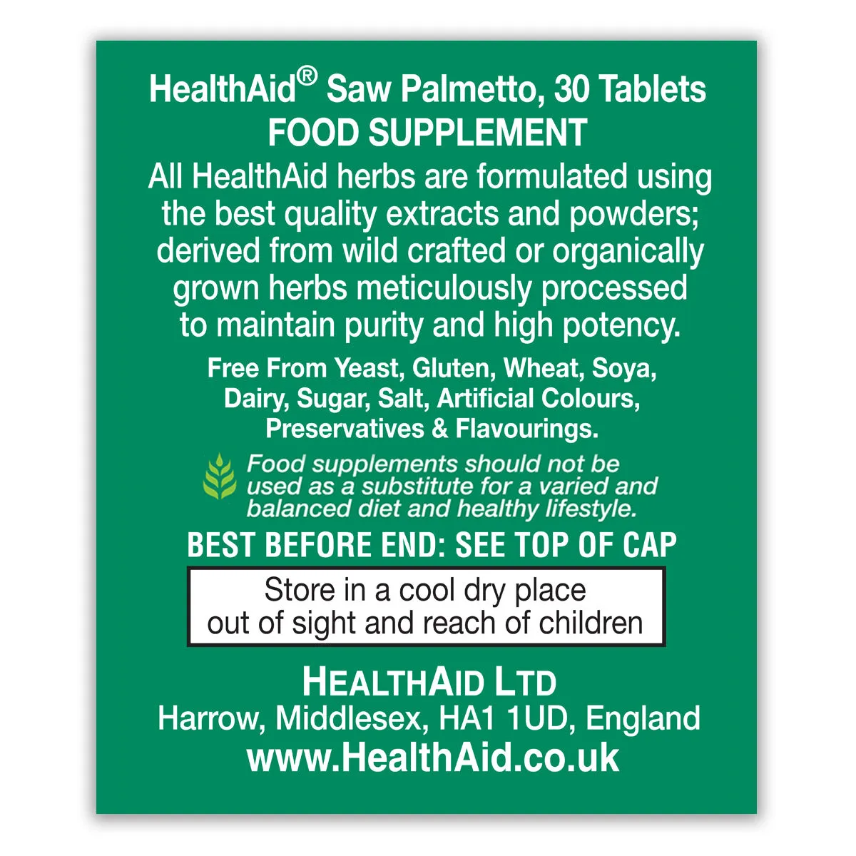 Saw Palmetto Tablets