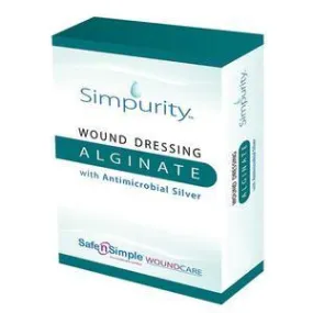 Simpurity Silver Alginate 4" x 5" Pad