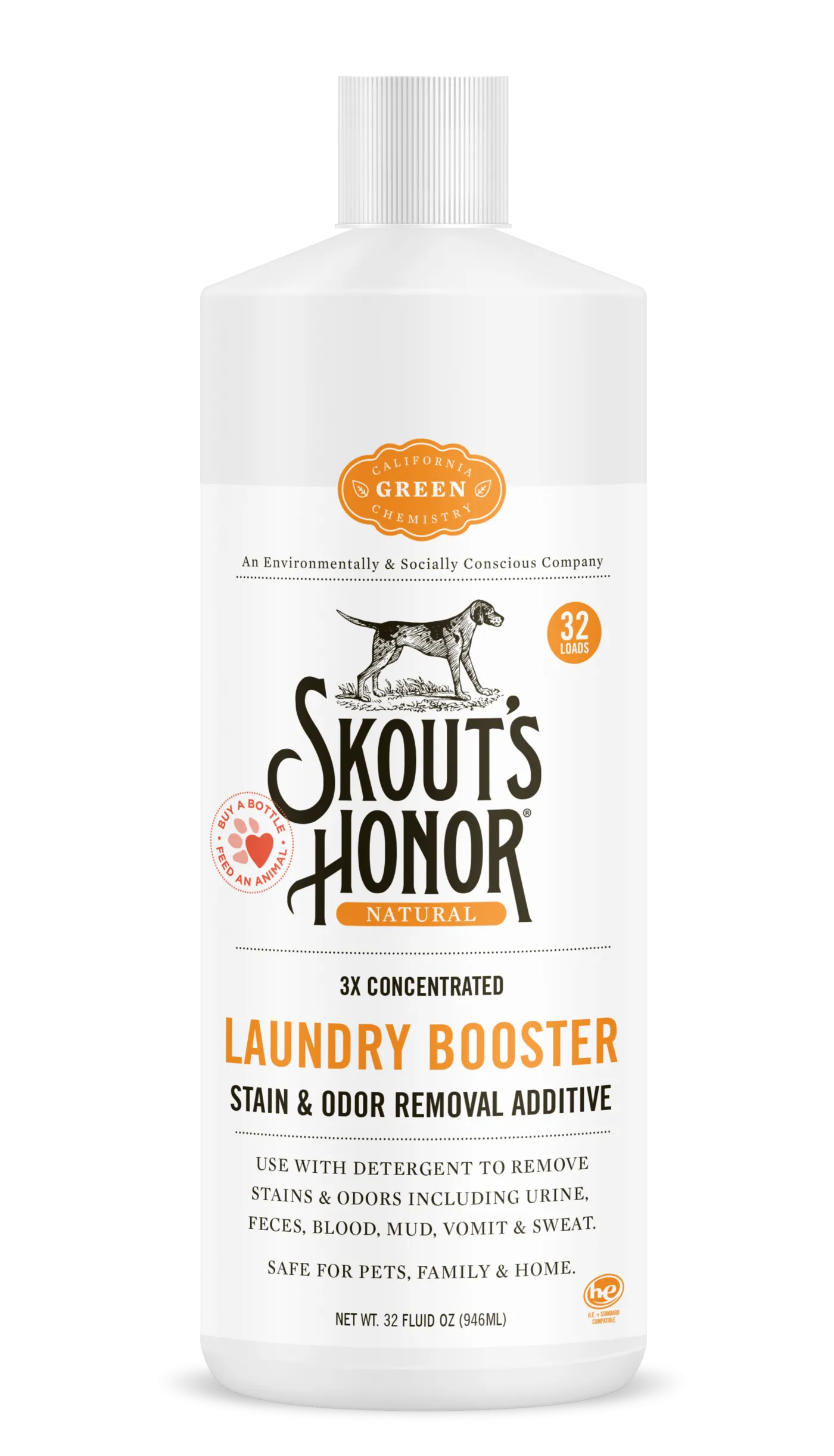 Skout's Honor Laundry Booster Stain Odor 32oz