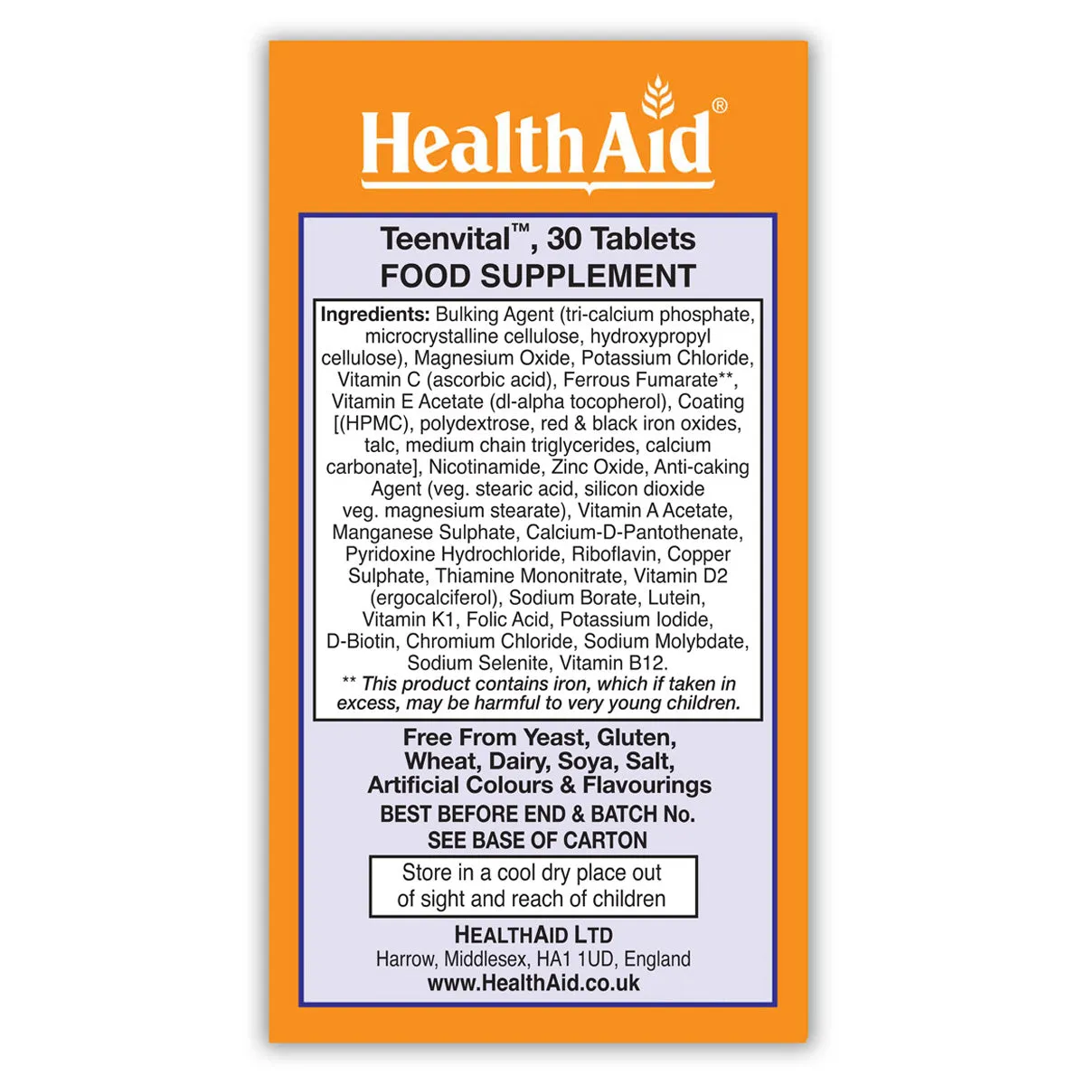 Teenvital Tablets