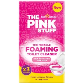 The Pink Stuff Miracle Foaming Toilet Cleaner, 3 Treatments