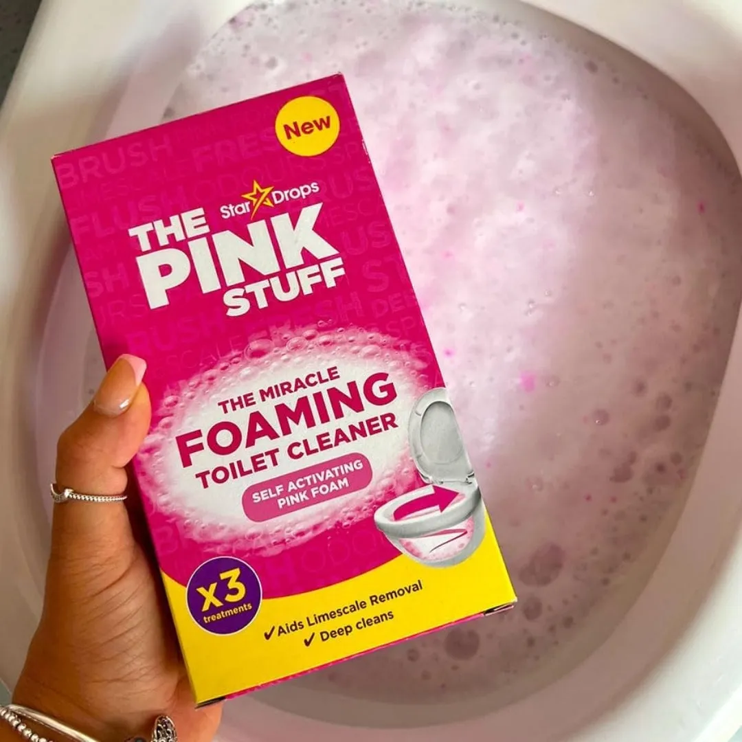 The Pink Stuff Miracle Foaming Toilet Cleaner 3pk
