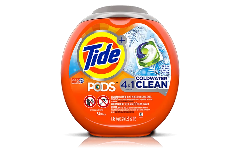 Tide Pods Coldwater Clean Laundry Detergent 54ct
