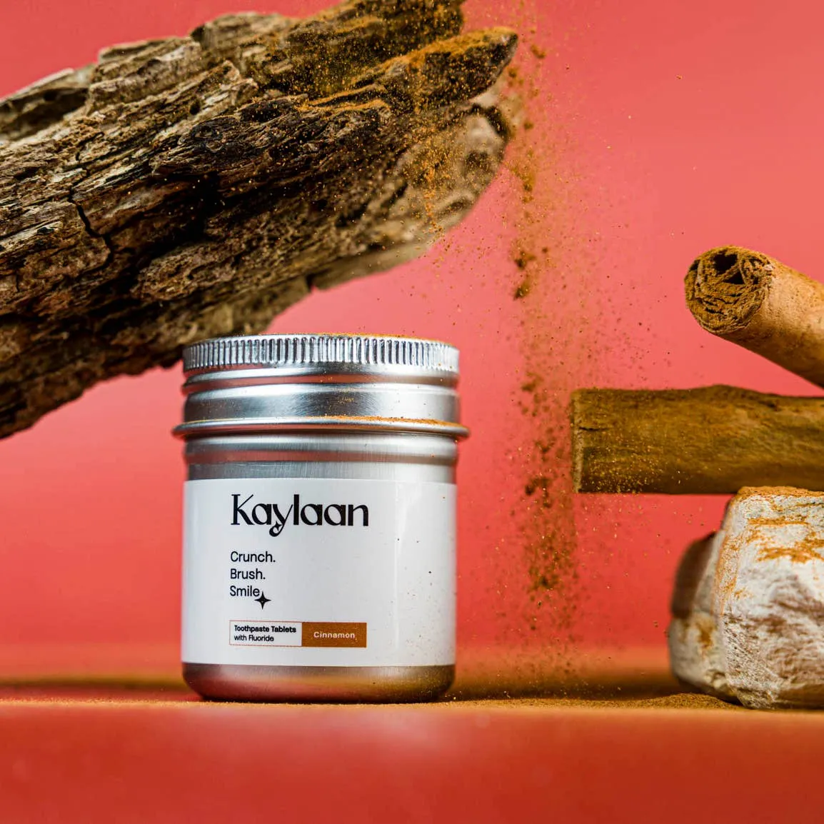Toothpaste Tablets- Fluoride-Free Cinnamon Tin