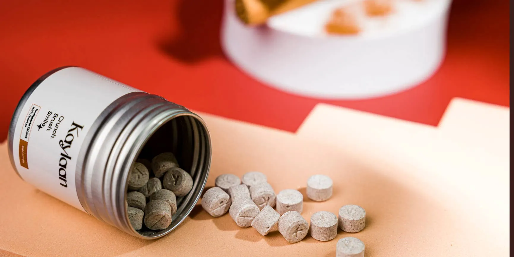 Toothpaste Tablets- Fluoride-Free Cinnamon Tin