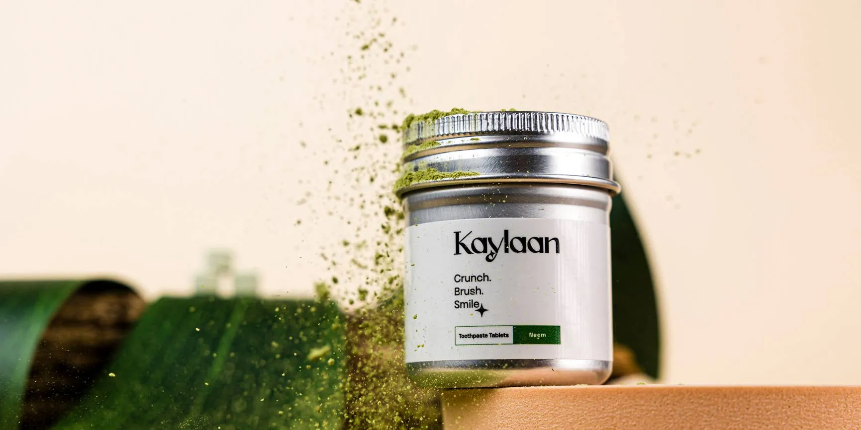 Toothpaste Tablets- Fluoride-Free Neem Tin