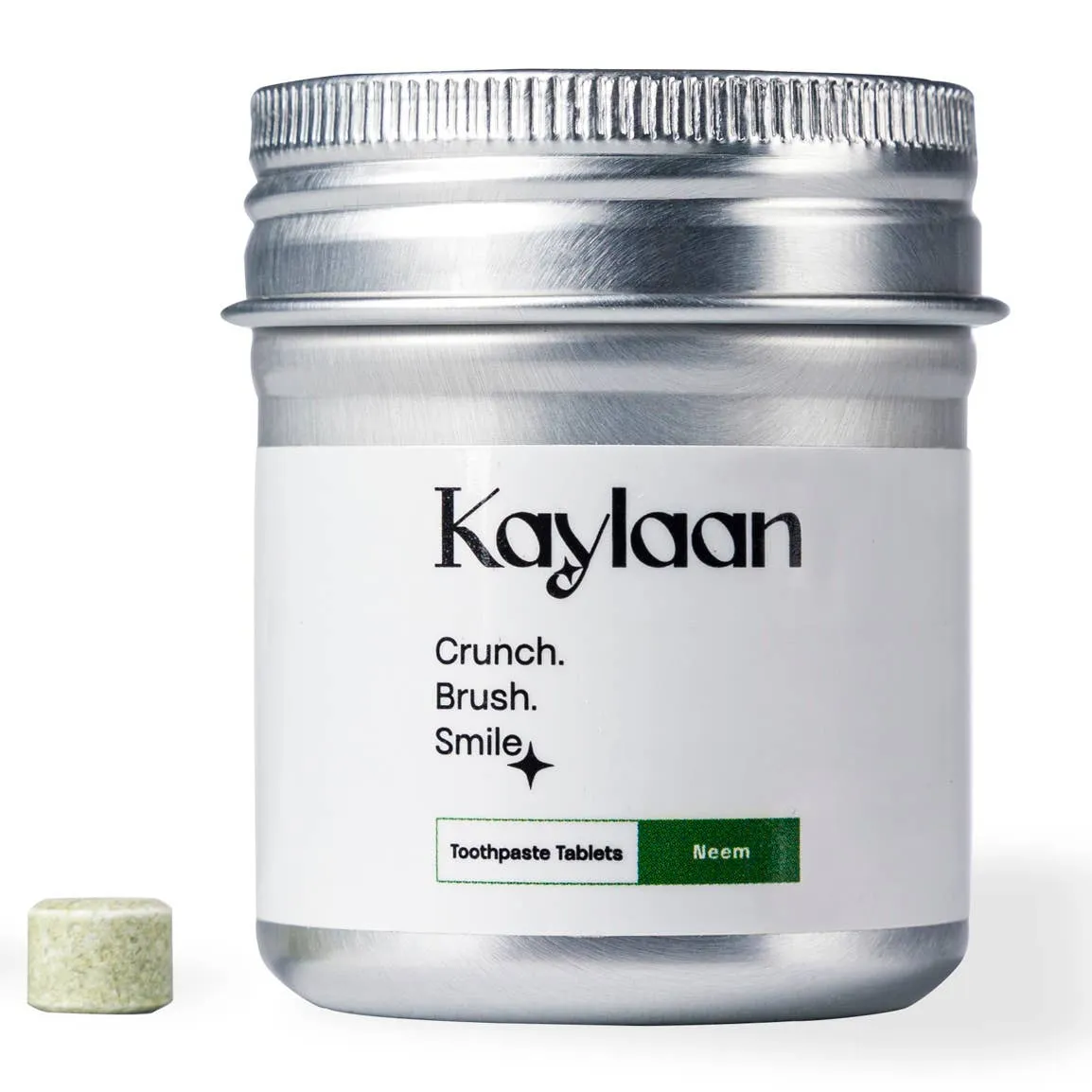 Toothpaste Tablets- Fluoride-Free Neem Tin
