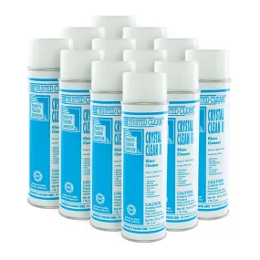 Trusted Clean 'Crystal Clean II' Aerosol Glass Cleaner (19 oz Aerosol Cans) - Case of 12