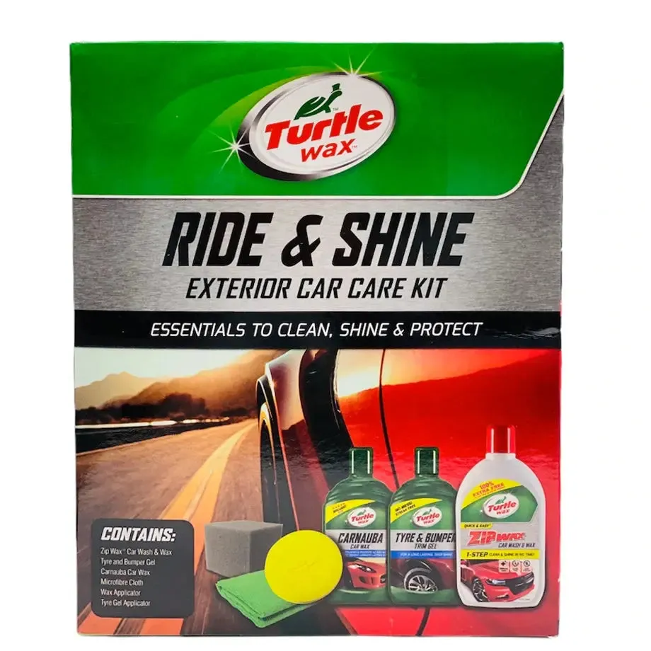 Turtle Wax Ride and Shine Exterior Car Care Kit
