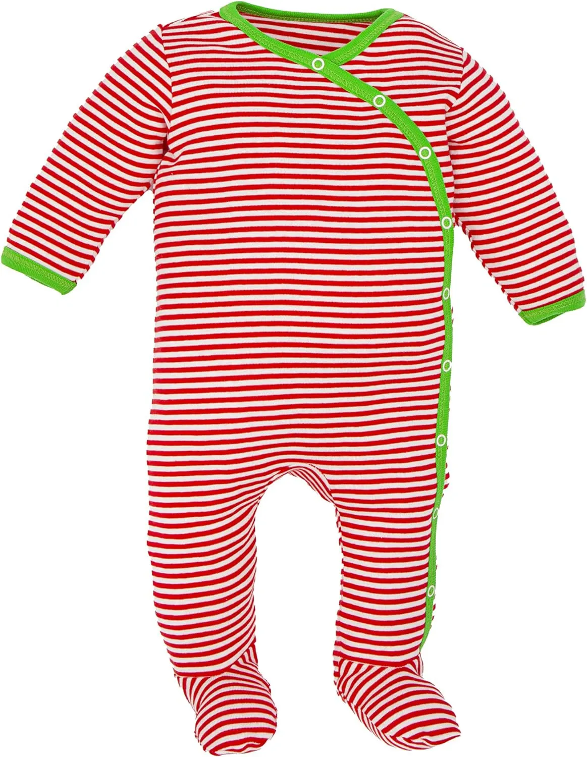 Under The Nile - Organic Cotton Candy Cane Footie