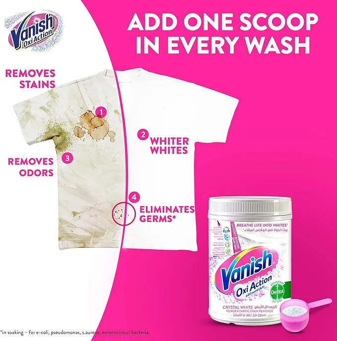 Vanish Crystal White Powder 900G