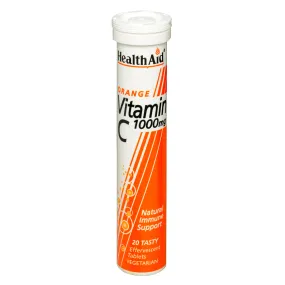 Vitamin C 1000mg - Effervescent (Orange Flavour) Tablets