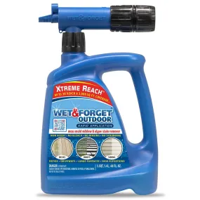 Wet & Forget 805048 Stain Remover, 48 oz, Liquid, Clear Yellow :EA: QUANTITY: 1