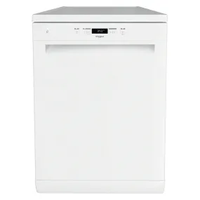 Whirlpool 60CM 14 Place Freestanding Standard Dishwasher - White | W2FHD626UK