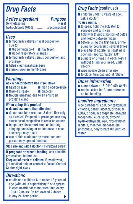 Zicam Intense Sinus Relief Nasal Gel Spray No-Drip with Cooling Menthol & Eucalyptus 15 mL